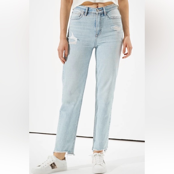 American Eagle Outfitters Denim - American Eagle Light Blue Distressed jeans Jeans
